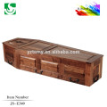 European style cheap wooden coffin manufacturer